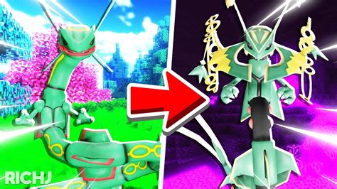 pixelmon rayquaza|How to Catch and MEGA Evolve Legendary RAYQUAZA!.